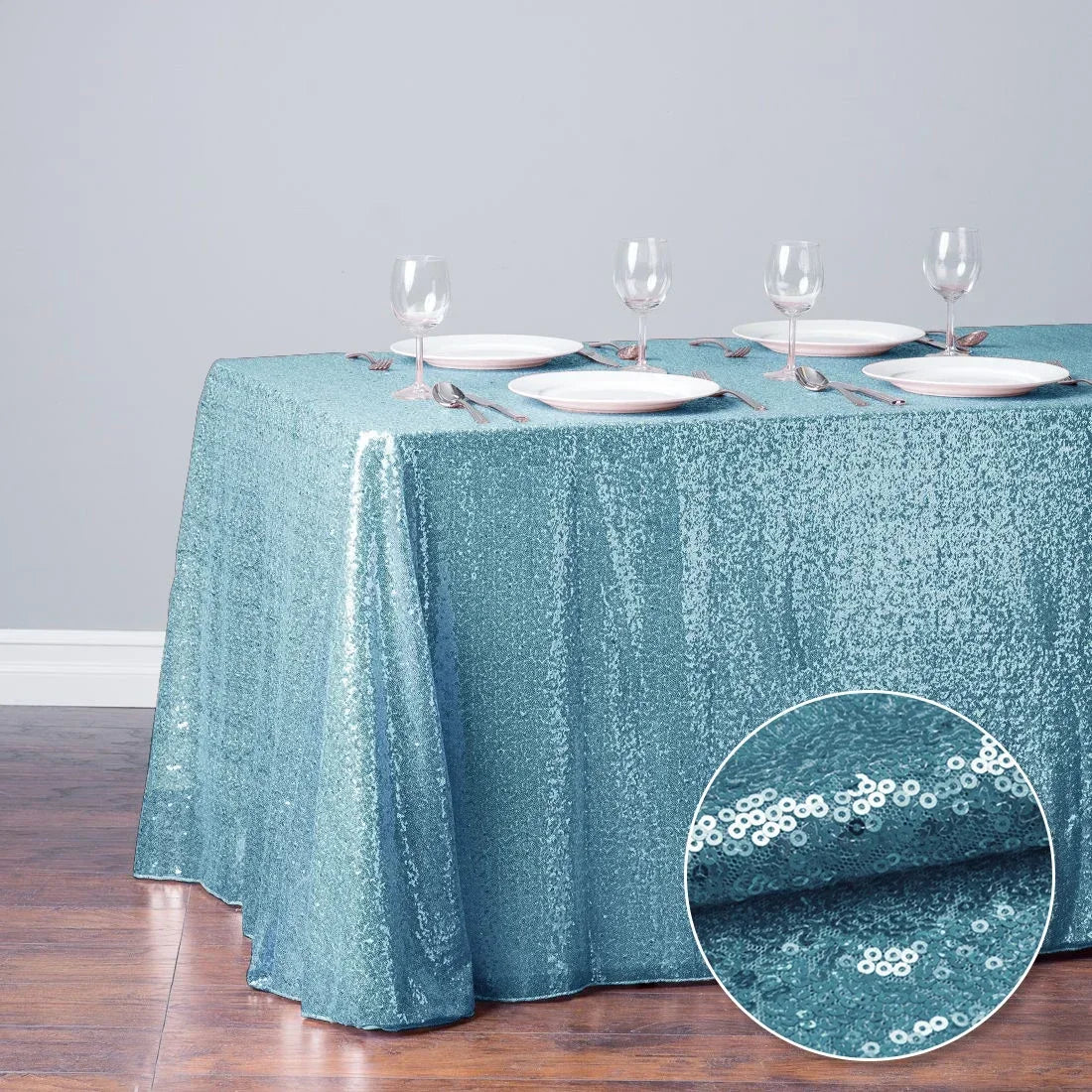120x180cm Sequin Table Cloth Rectangular Table Cover Rose Gold Glitter Tablecloth For Wedding Birthday Party Home Decoration